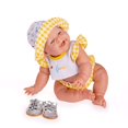 thumbnail image 6 of Lola Lemon Twist 14” Realistic All Vinyl Posable Play Doll "REAL GIRL"– Happy Face- Dressed in 3 Piece Fun Collection Outfit with Shoes -By Berenguer Boutique, 6 of 7