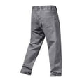 thumbnail image 5 of WTOBBY Men's Wide Leg Straight Loose Fit Big Foot Denim Jeans with Elastic Cuff Design - Comfort Trousers for Thick Legs Casual Wear and Relaxed Style Expression Daily,Gray XL, 5 of 5