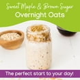 Molly & You Maple HHA1 & Brown Sugar Overnight Oats 6) Healthy