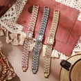 thumbnail image 4 of Reloj de pulsera con diamantes de imitación para mujer, esfera cuadrada, clásico, informal, formal, con movimiento de cuarzo, accesorios de joyería, 4 of 7