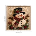 thumbnail image 3 of Christmas 3D Punch Needle Art Kit for Beginners, DIY Fabric Stamping Craft Set With Stand Frame, Vintage Holiday Wall Decor Handmade Gift, 3 of 6