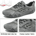 thumbnail image 3 of Men's Casual Outdoor Sneakers Breathable Comfort Waterproof for Hiking Mesh Non-Slip Summer Lightweight Classic Shoes Gray 11 US, 3 of 7