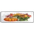 thumbnail image 6 of Dreamtimes Watercolor Fall Pumpkin Hallway Runner Rug 2'x6' Kitchen Rug with Rubber Backing Autumn Sunflowers Non Slip Entryway Rug Runner Washable Soft Area Rug for Hallway Bedroom Kitchen Decor, 6 of 6