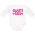 thumbnail image 3 of Inktastic Gramma's Granddaughter Gift Girls Long Sleeve Baby Bodysuit, 3 of 5