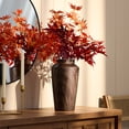 thumbnail image 2 of Better Homes & Gardens Brown 14 in Paulownia Wood Angular Tall Vase, 2 of 5