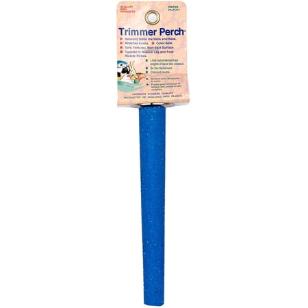 Penn-Plax Cement Bird Perch, 7-Inch | Helps Condition Your Birds Legs | Easy Install