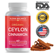 Ceylon Cinnamon - Natural Supplement for Healthy Blood Sugar Levels by Aloha Balance