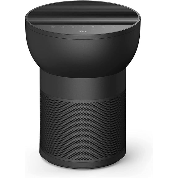 TCL Breeva A2 Air Purifier and Humidifier, Up to 882 Sq Ft, 4-Stage True HEPA (H13), Removes 99.97% of Dust/Bacteria/Odors & More, App & Voice Control, Auto Shield, Quiet, Black