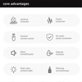 thumbnail image 4 of Flame Aroma Diffuser Fireplace Essential Oil Diffuser A, 4 of 5