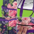 thumbnail image 5 of Garden Tool Bag,Pioneer Flower Floral Print Pattern Garden Tool Organizer,Garden Gifts,Waterproof Multi-Pocket Garden Tool Storage 11.8x5.5x11.4 Inch(Tools NOT Included), 5 of 6