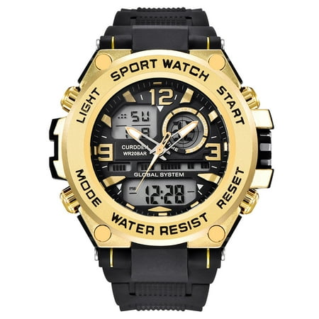 Ausyst Men s Watch Men Watch 50m Wristwatch LED Quartz Clock Sport Watch Male Watch Watches for Men