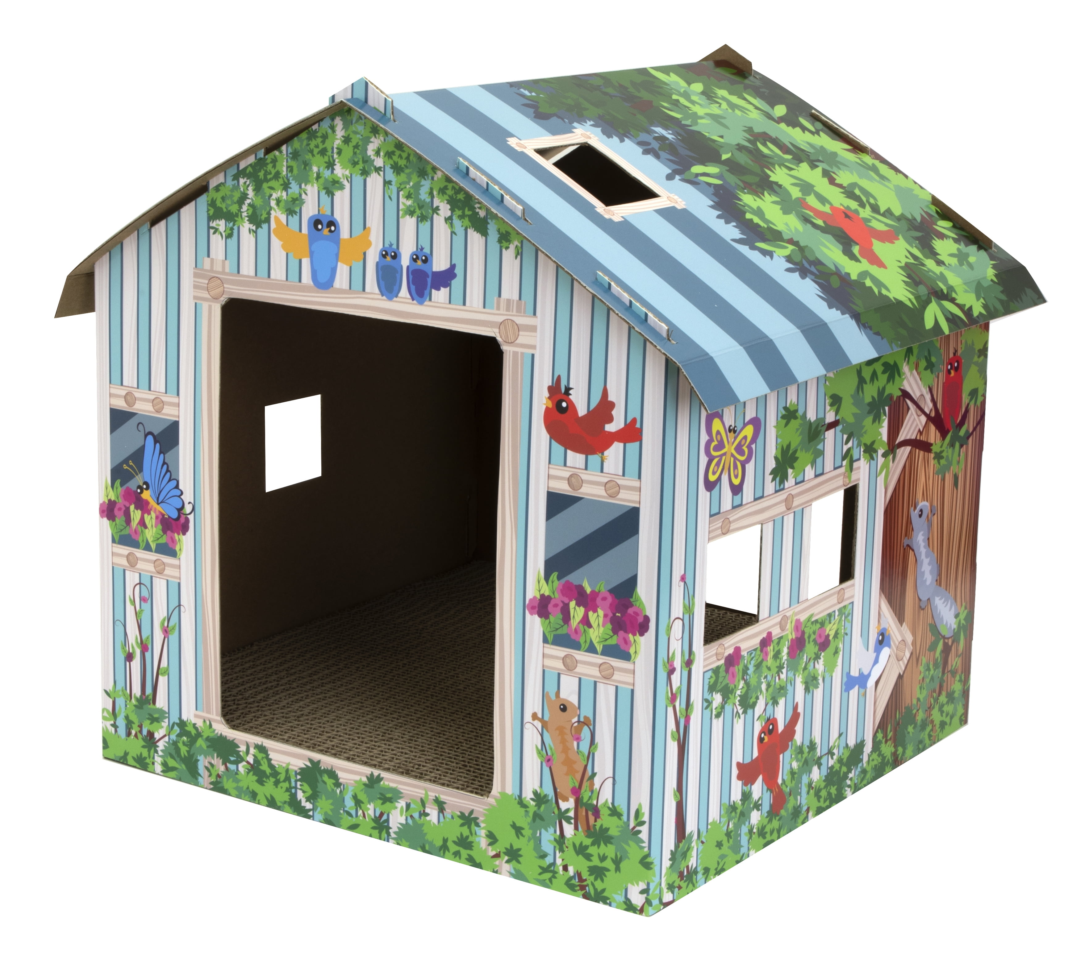 Vibrant Life Tree House Scratch House