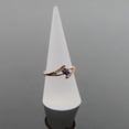 thumbnail image 4 of White Acrylic Ring Holder - Single Finger Ring Stand Cone Jewelry Display Tower, 4 of 5