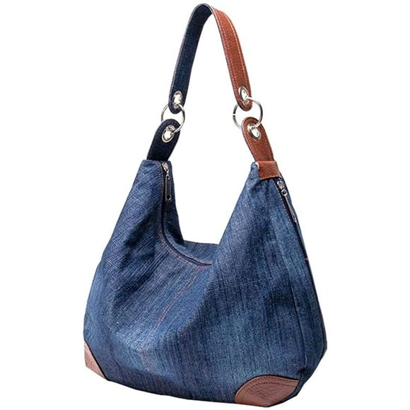 ZBH Womens Handbag Purse Denim Tote Hobo Shoulder Crossbody Bags Denim
