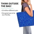 thumbnail image 2 of Balery Blue Circles Mosaic Bolsa Tote Estilo Estético con Cremalleras, Bolsa de Hombro, Bolsa de Compras Grande y Plegable, 2 of 8