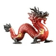 thumbnail image 2 of Kokiya Traditional Chinese Dragon Statue Figurine New Year Ornament for Car Accessories Red, 2 of 9