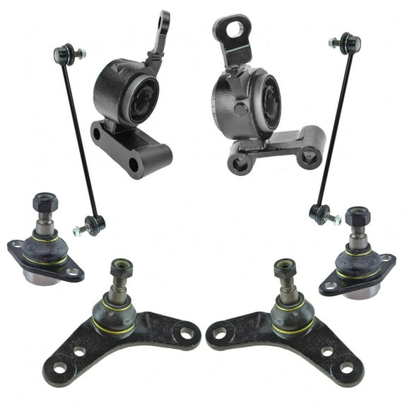 TRQ 8 pc Suspension Ball Joints Sway Bar Links Control Arm Brackets for Mini PSA63599