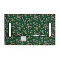 thumbnail image 6 of Yuyamidu Candy Canes Golf Cart Seat Covers Poinsettia Golf Cart Seat Towel Blanket with 4 Front Pockets Club Car Cushion Covers Golf Cart Accessories, Green Christmas, 6 of 7