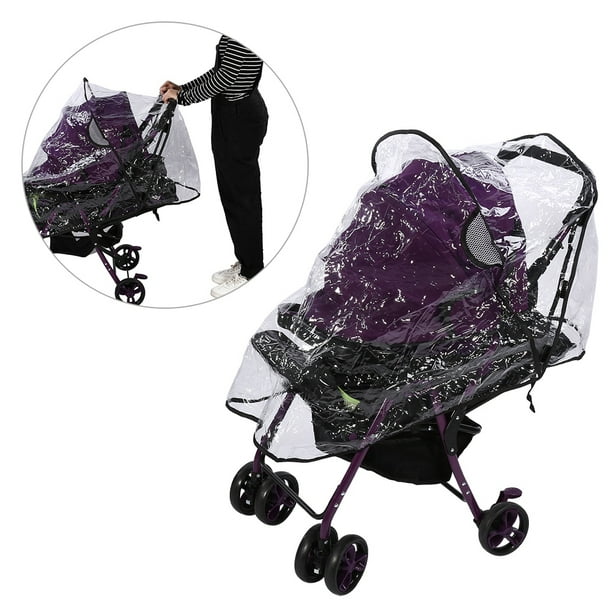 Lluvia Cubre Cochecito De Bebe Cubre Polvo Burbuja Lluvia