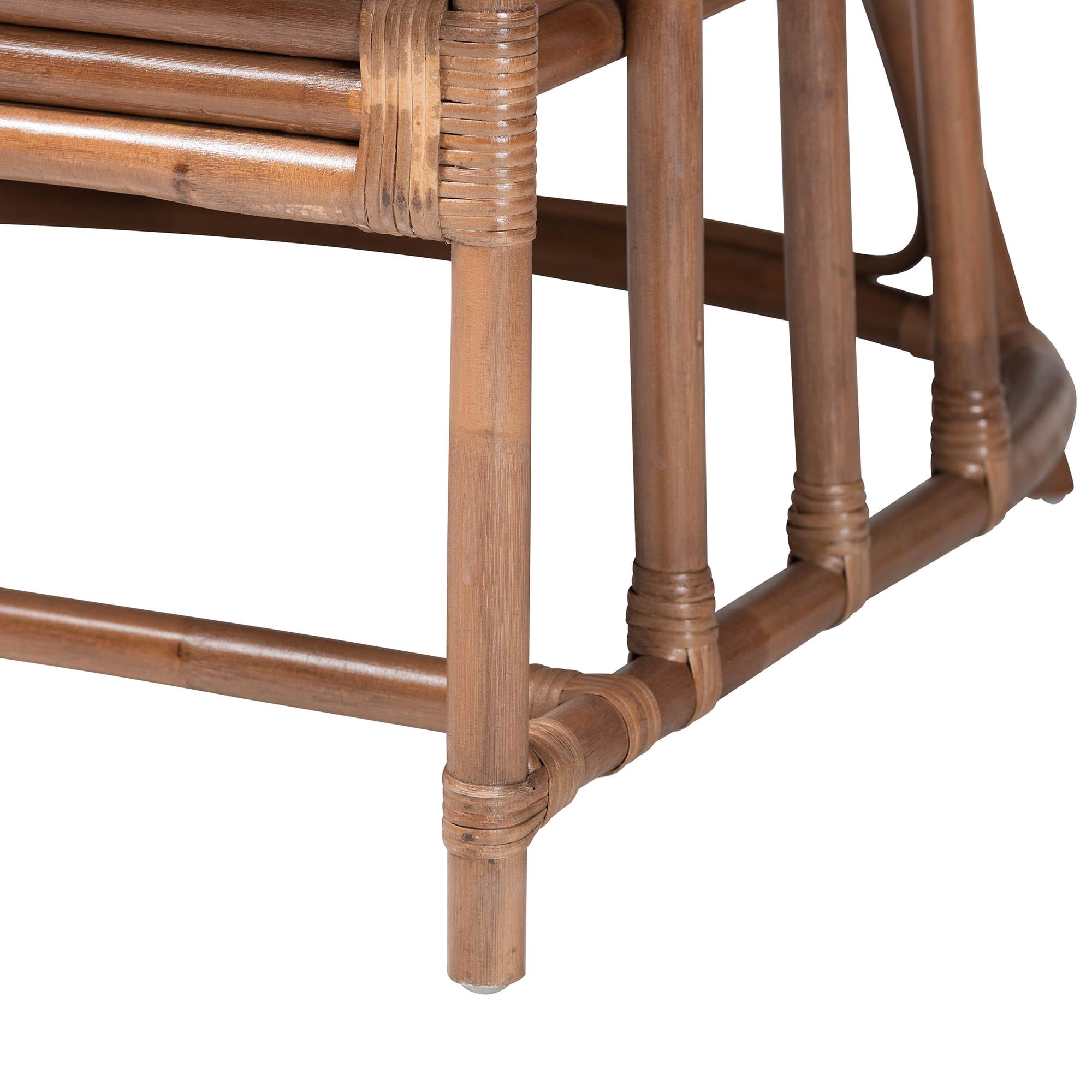 bali & pari Stan Boho Armchair, Light Brown