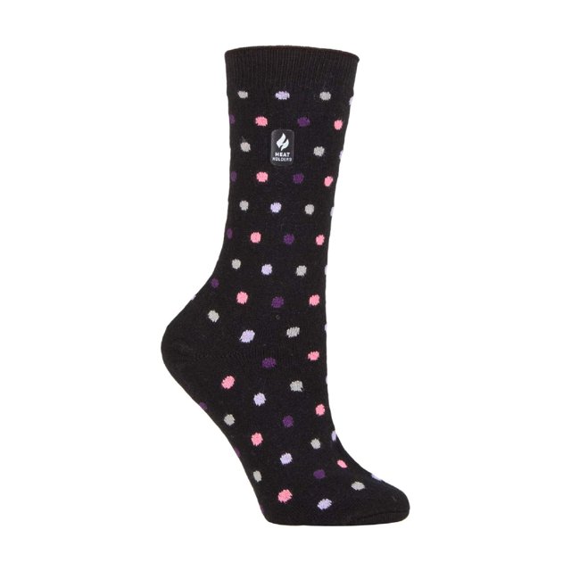 Heat Holders - Ladies Ultra Lite Thermal Brushed Inner Yarn Design Socks