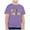 Purple, variant on Gaexia Children's Fashion Printed Round Neck Short Sleeve Casual T Shirt Top For Back To School Clothes Girls (Pink,6-7 Years)