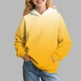 thumbnail image 2 of MKOSPLRT Oversized Hoodies for Kids Girls Boys 3-14Y Ear Hooded Gradient Sweatshirts Long Sleeve Casual Loose Pullover with Pocket, 2 of 7