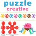 thumbnail image 2 of 1100 Pieces Building Blocks Kids STEM Toys Educational Discs Sets Interlocking Solid Plastic for Preschool Boys and Girls Aged 3+  Safe Material Creativity With a Storage Box, 2 of 7