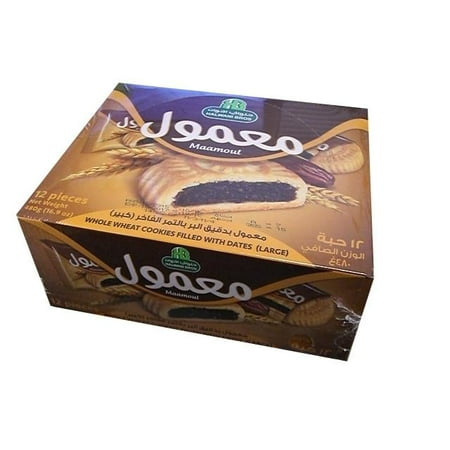 Maamoul, Whole Wheat Date Filled Cookies (HalwaniBros) 480g