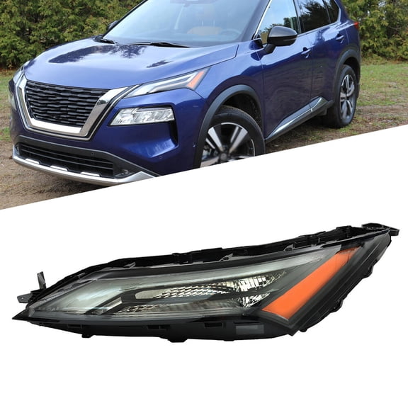 For Nissan Rogue 2021-2023 LED DRL Headlight Headlamp w/Halogen Driver Side LH
