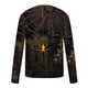 thumbnail image 4 of Blusas y camisas de manga larga con cuello redondo para hombre, blusas casuales de cuello redondo y manga larga, camisetas estampadas, blusas para hombre, 4 of 5