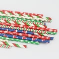 thumbnail image 4 of EeaseMX 150 pajitas de papel desechables con estampado navideño, ecológicas y degradables, ideales para fiestas, bodas, cumpleaños y decoración., 4 of 7