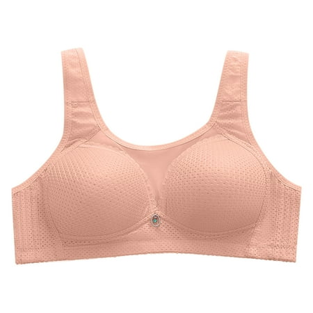 

Women Sports Bras High Support No Underwire Bras Full Coverage Push Up Bras For Ladies Goldies Bra For Older Women Seamless Stretch Wirefree Lightly Bra For Women