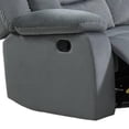 thumbnail image 4 of Niko Manual Recliner Loveseat, Light Gray Velvet, Solid Wood, 60 Inch, 4 of 6