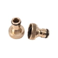 thumbnail image 3 of 4Pcs Garden Water Hose Pipe Fitting Tap Male Faucet Connectors, Garden Hose Quick Connect Fittings 3/4 Inch, 3 of 5