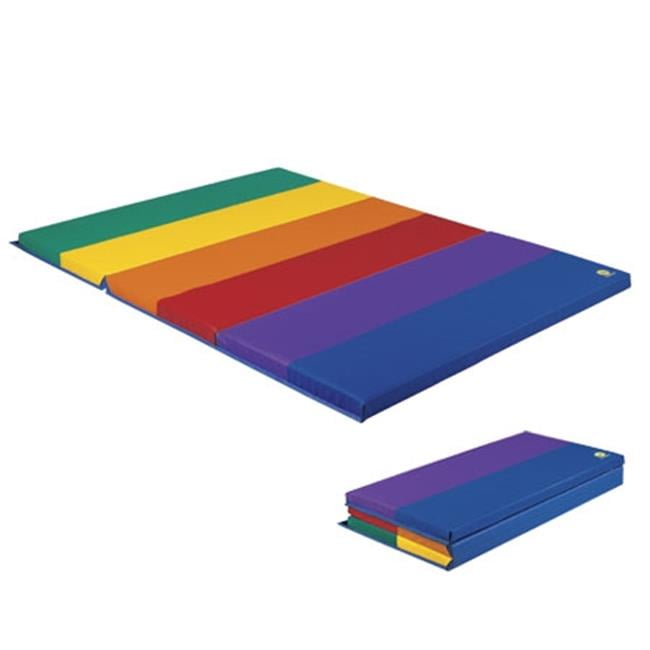 rainbow tumbling mat