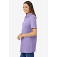 thumbnail image 3 of Woman Within Plus Size Perfect Short-Sleeve Polo Shirt, 3 of 6