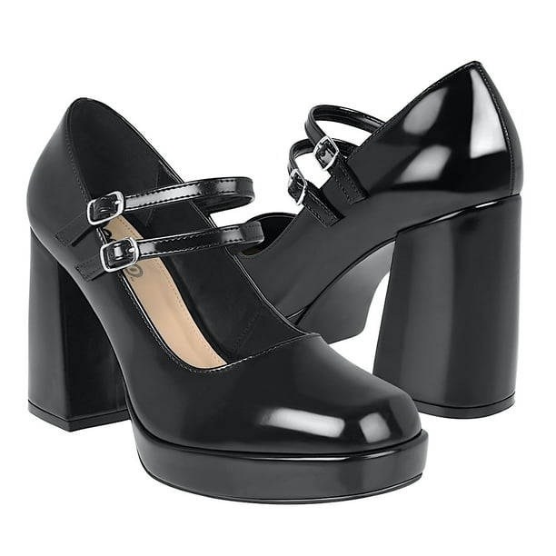 ZAPATOS DAMA STYLO 29217 CHAROL NEGRO