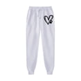 thumbnail image 4 of Buigttklop Womens Heartbeat Print Hoodie Sweatsuits 2 Piece Tracksuit Sets Casual Sweatshirt and Sweatpants Jogger Workout Outfit, 4 of 4