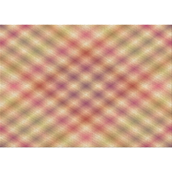 Ahgly Company Indoor Rectangle Patterned Shocking Orange Area Rugs, 5' x 7'