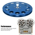 thumbnail image 4 of 7x1/4 Inch Takeup Reel, Universal 11 Wind Resistance Holes Empty Tape Reel With Effcient Performance, Empty Tape Reel For Recording Erasing Rerecording, 4 of 8