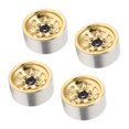 thumbnail image 4 of RC Car Wheel Hub, Iron Material 1.0in Metal Wheel Hub RC Silver Outer 7mm Hex Driver  for SCX24 Copper, 4 of 8