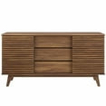 thumbnail image 4 of Allora 63" Mid-Century Sideboard in Walnut, 4 of 10