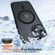 thumbnail image 3 of Funda protectora UnbreakCable Magnetic para iPhone 15 negra, 3 of 9