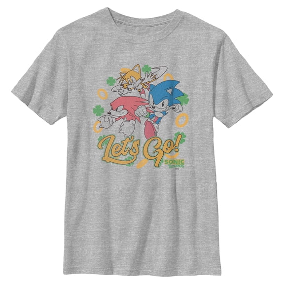 Boys Sonic the Hedgehog Let's Go Lucky Team T Shirt