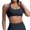 Dark Gray, variant on TIANZEN Women Workout Bras Medium Low Support Sports Bras Seamless Open Back Gym Padded Yoga Crop Top Womens Bras Comfortable Packs Sports Bra Support Wireless Bras for Women Support