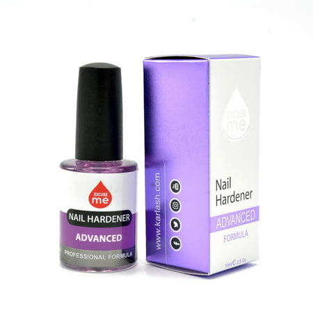 Excuse Me Nail Hardener Advanced Formula Strengthener Nail Growth System 0.5 (Best Nail Growth And Strengthener Polish)
