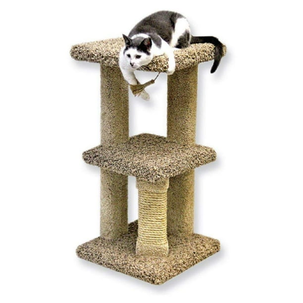 From a simple tower or litterbox furniture to cat houses for multiple felines, find the right piece for your home. beatrise pet products 34 in cat tree condo scratching post tower beige