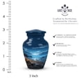 thumbnail image 2 of Nocturnal Whisper of the Shore Urn For Human Ashes Adult Male - Small Memorial Urn - Mini Keepsake For Human Ashes - Ash Holders For Human Ashes (Size-3inch,4Pcs), 2 of 5
