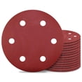 thumbnail image 1 of Awutzut 9 Inch 6 Hole Sanding Discs 240 Grit Hook and Loop for Drywall Sander 15PCS, 1 of 7